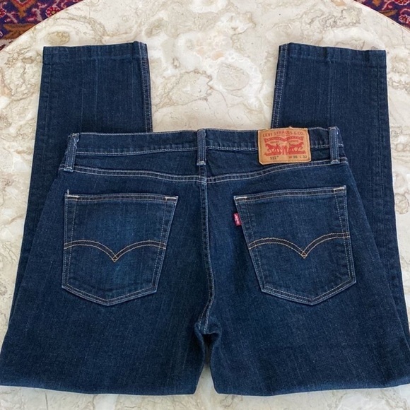 Levi’s 511 Dark Denim Slim Straight Leg Jeans - Picture 1 of 4